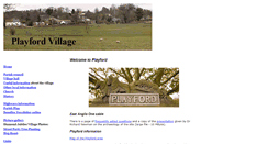 Desktop Screenshot of playford.org.uk