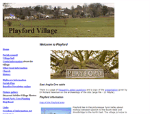 Tablet Screenshot of playford.org.uk